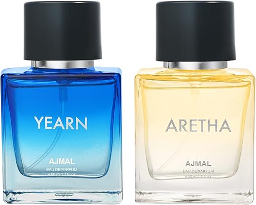 Ajmal YEARN EDP 50 ML for Men and Ajmal ARETHA EDP 50 ML for Women