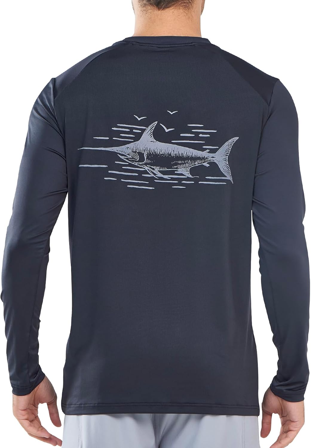 NORTHYARD Men's Sun Protection Shirts Long Sleeve Swim Beach Rash Guard SPF UV UPF 50+ Fishing T-Shirt Quick Dry Lightweight