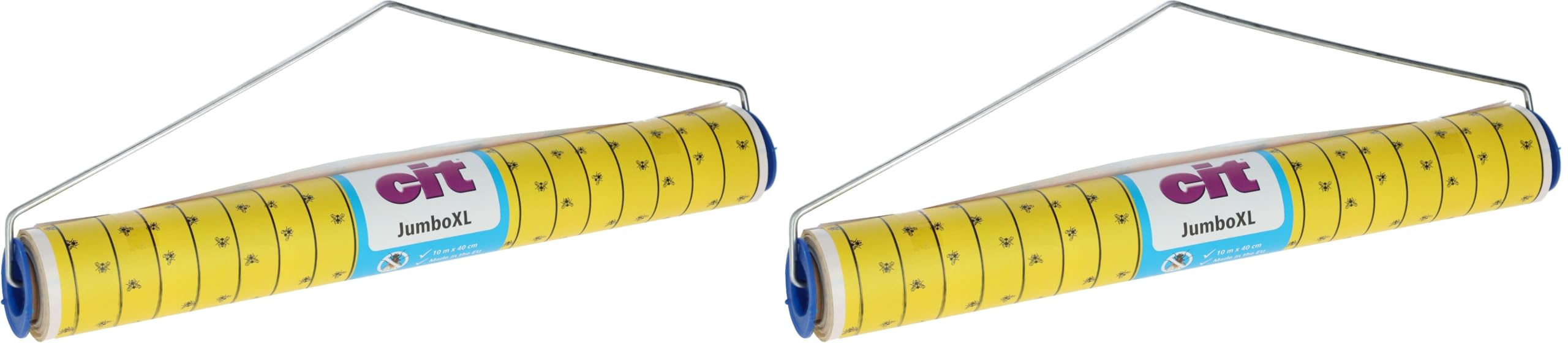 Cinta atrapamoscas Kerbl con pegamento de gran superficie 10m x 40cm para establos