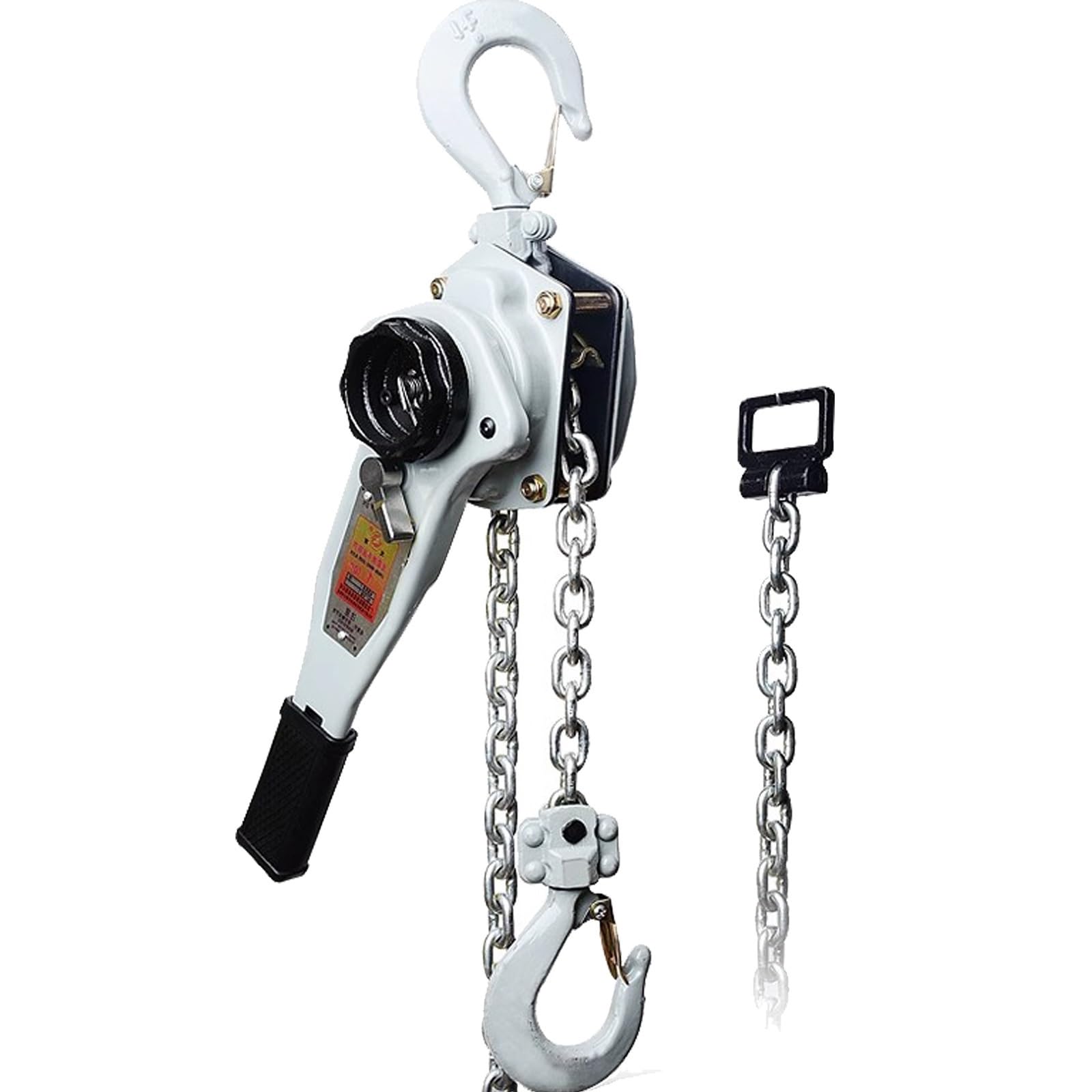 Manueller Hebelzug, Kettenzug,360° Drehbarer Haken,Leichtes Gehäuse Aus Aluminiumlegierung,Kette Aus Manganstahl,Kettenzug For Den Industriellen Und Privaten Gebrauch(1ton-5ft)