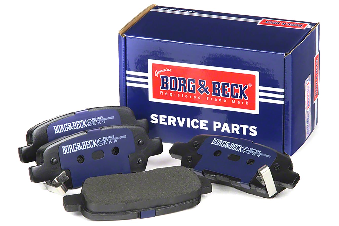 Borg & Beck BBP1839 Rear Brake Pads - Includes Wear Indicators/Leads (Akebono)