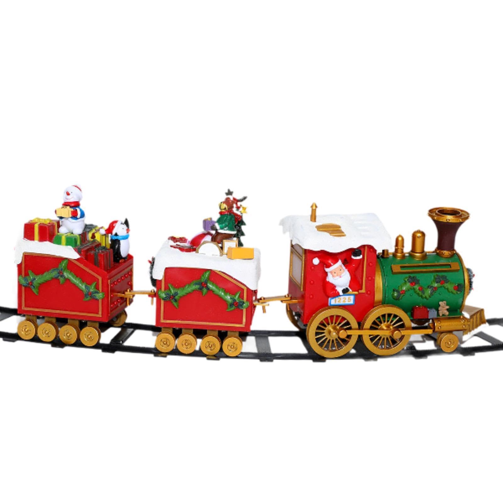 Weihnachtseisenbahn Set, Weihnachtseisenbahn Spielzeug, Weihnachtsdekoration, Elektrische Eisenbahnstrecke, Spielzeugeisenbahn für Kleinkinder