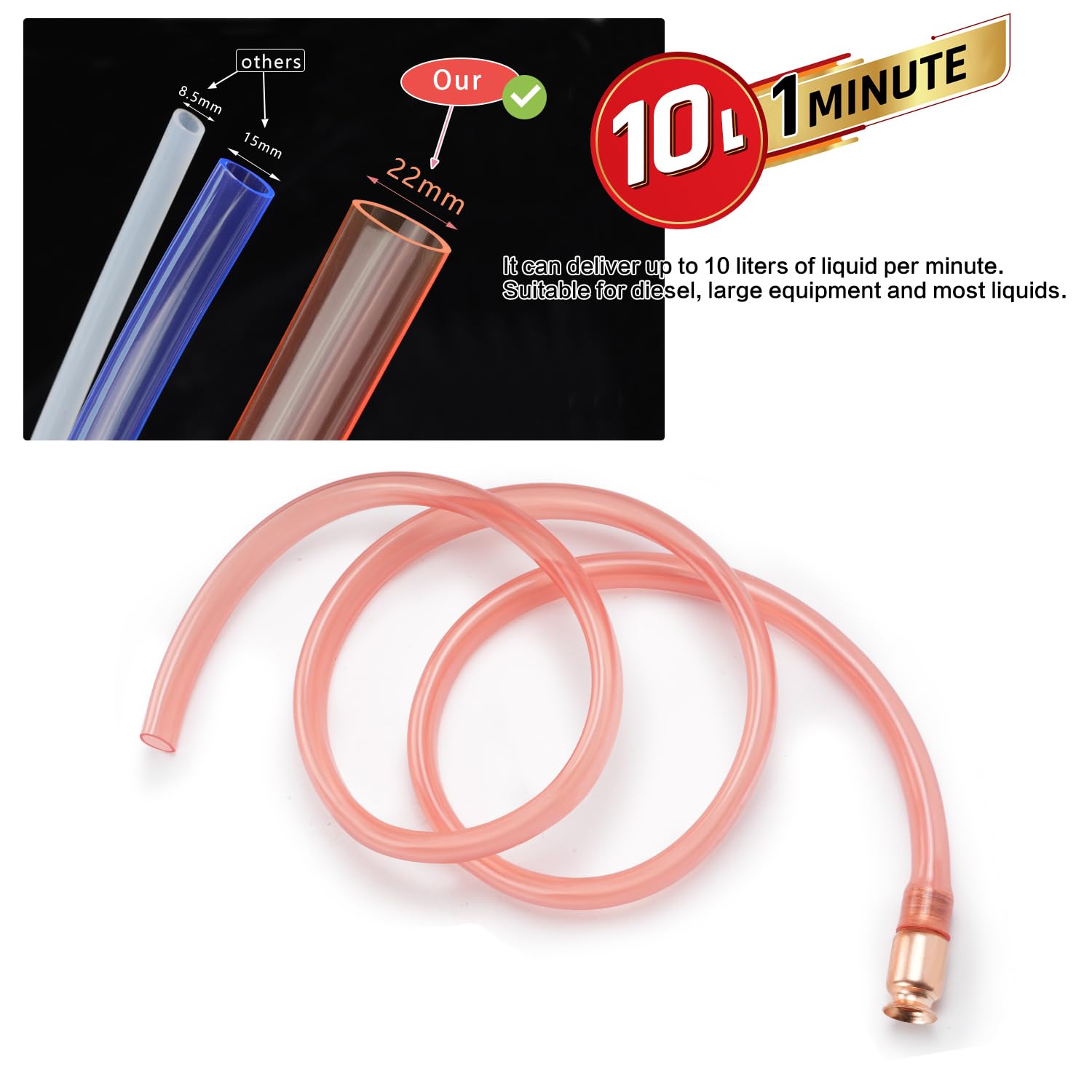 Tuyau De Pompe à Siphon Pour Gaz/essence/eau/carburant - Pompe Auto