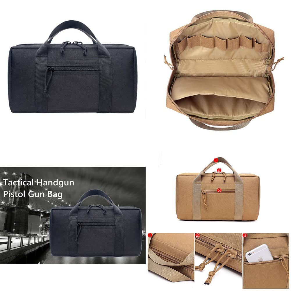 Magik 1-2 Pack Hunt Shoot Range Gun Magazine Carry Pouch Tactical Pistol Case Bag (Green, 2 Pack)