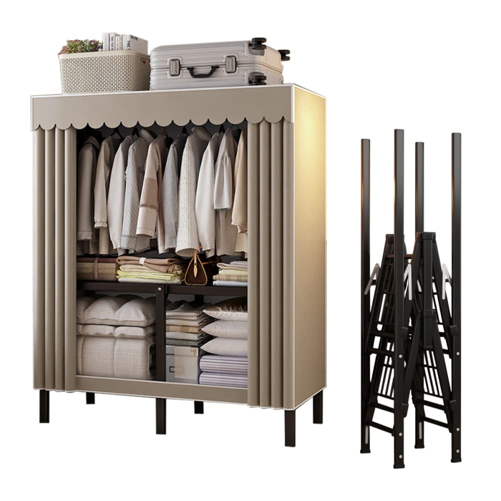 めぐり・プロフ確認お願いしますラック Amazon｜ワードローブ 組み立て不要 カバー付き 大容量