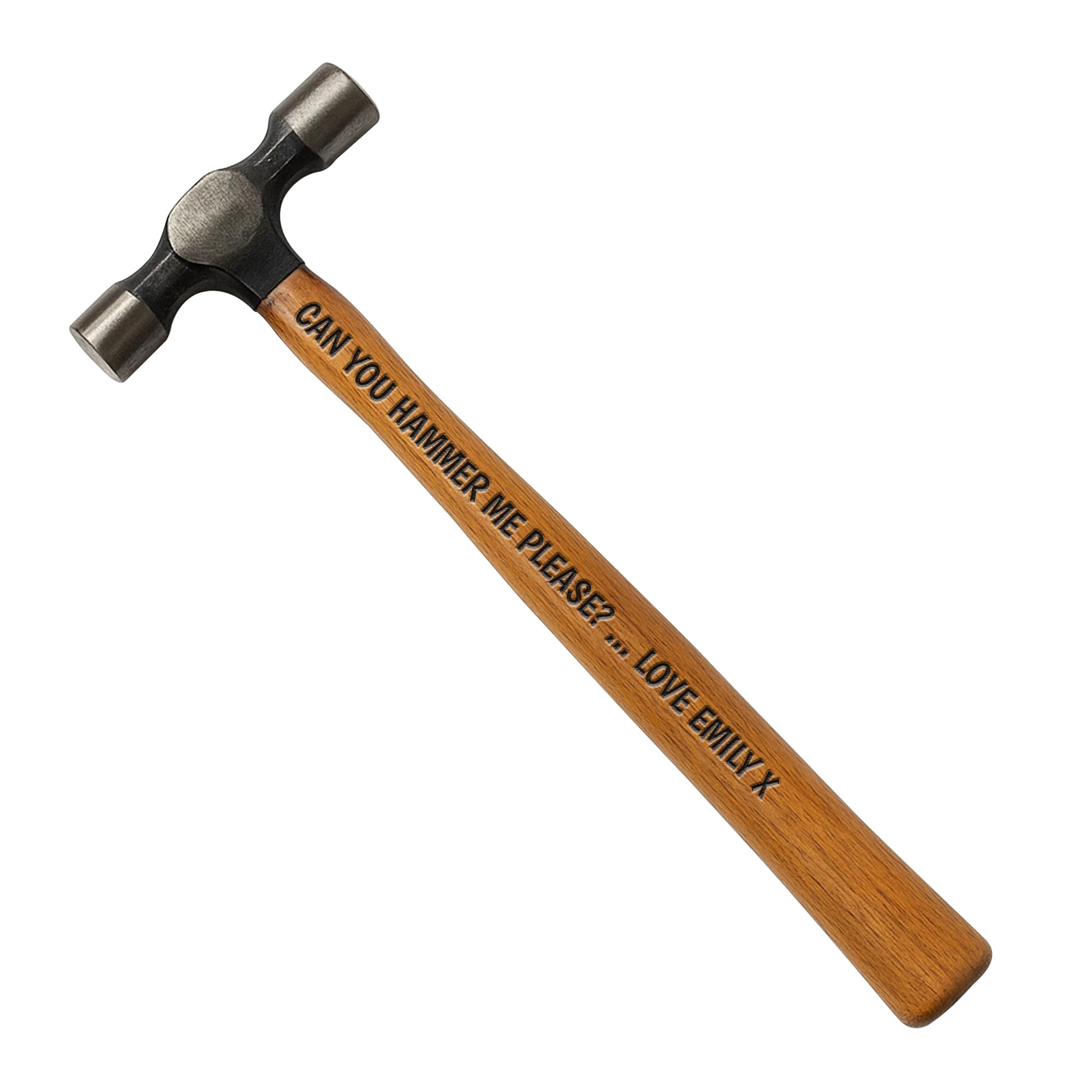 Red Ocean Personalised Funny Rude Gift Idea for Boyfriend Husband Engraved Hammer Gift for Him Novelty Anniversary Birthday Gift