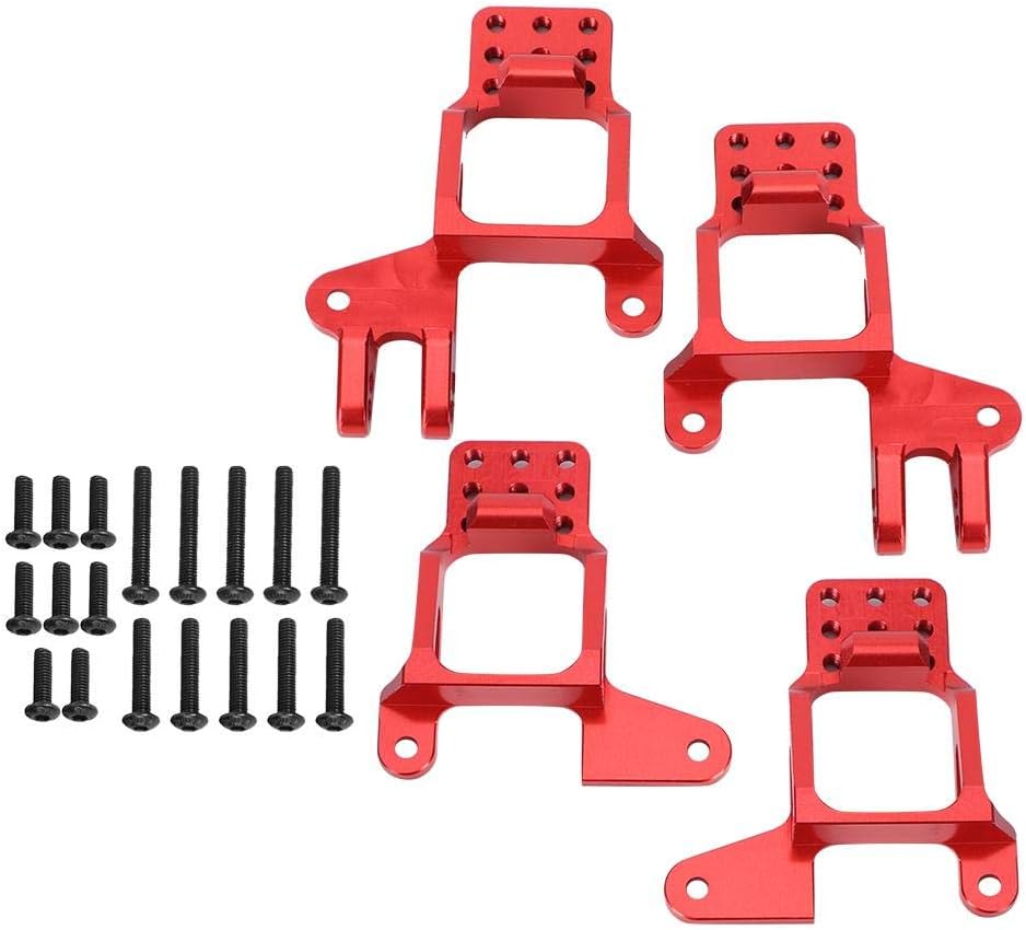 Shock Towers Mount, 4Pcs Aluminum Alloy Adjustable Remote Control Crawler Front Rear