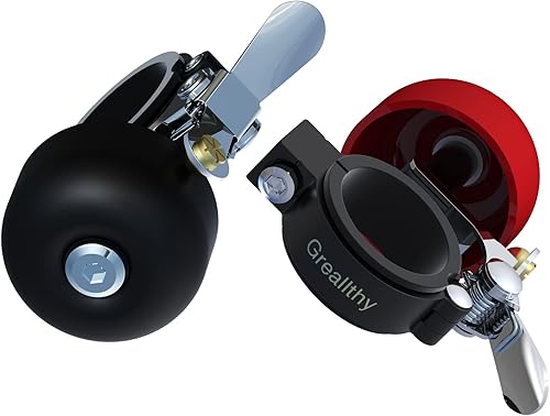 Miniatura 11 de Greallthy Bike Bell Classic Brass Bicycle Bell,Bike Bells for Adults Kids,Loud Sound Bells Fit for 0.87-1.25in/22.2-31.8mm Bicycle Handlebars,Road