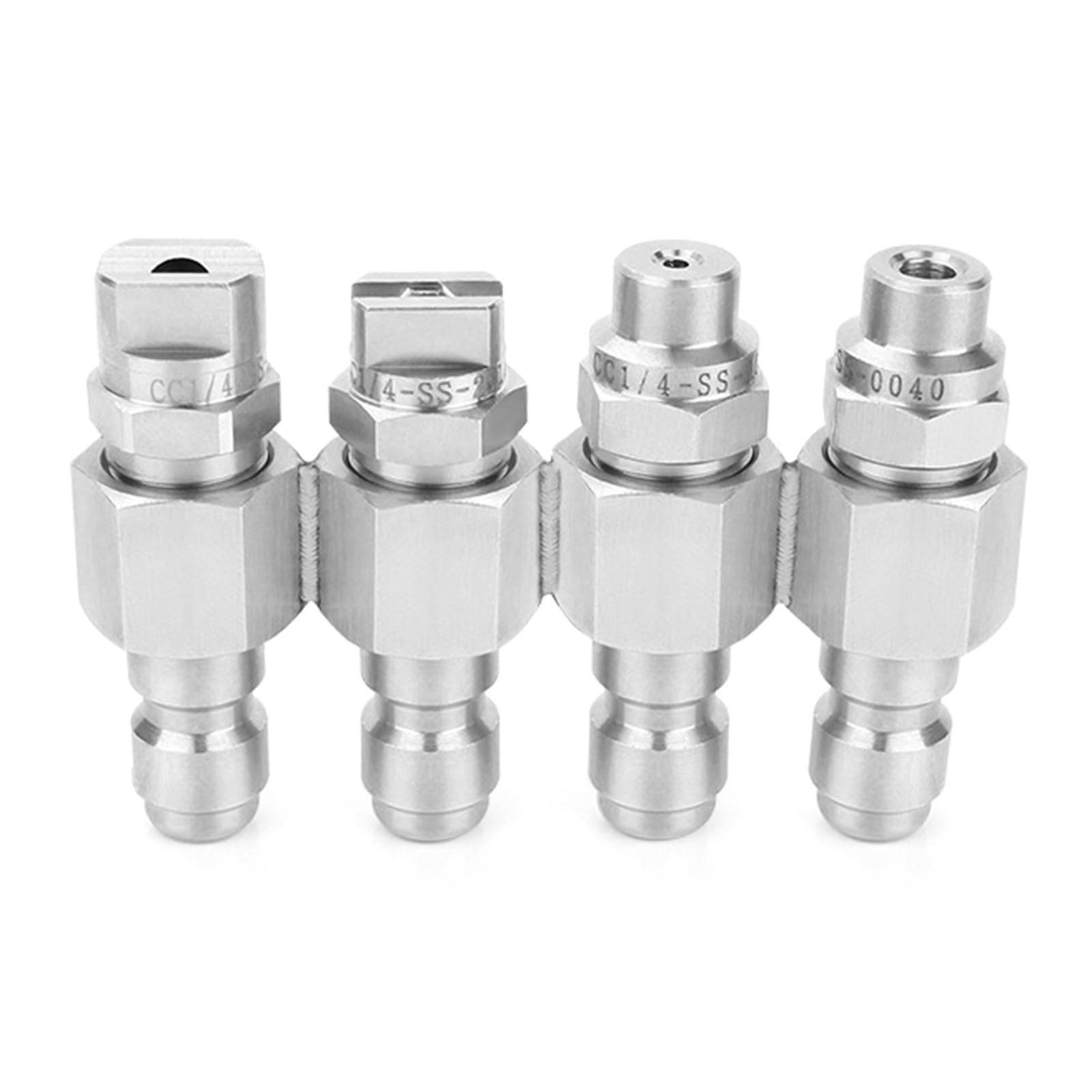 Qsvbeeqj Leakproof Highly Pressure Washer Nozzle 4Gpm 25% Highly Resistance Welded Steel 1/4Inch Quick-Connecting Fittings Washer Nozzle