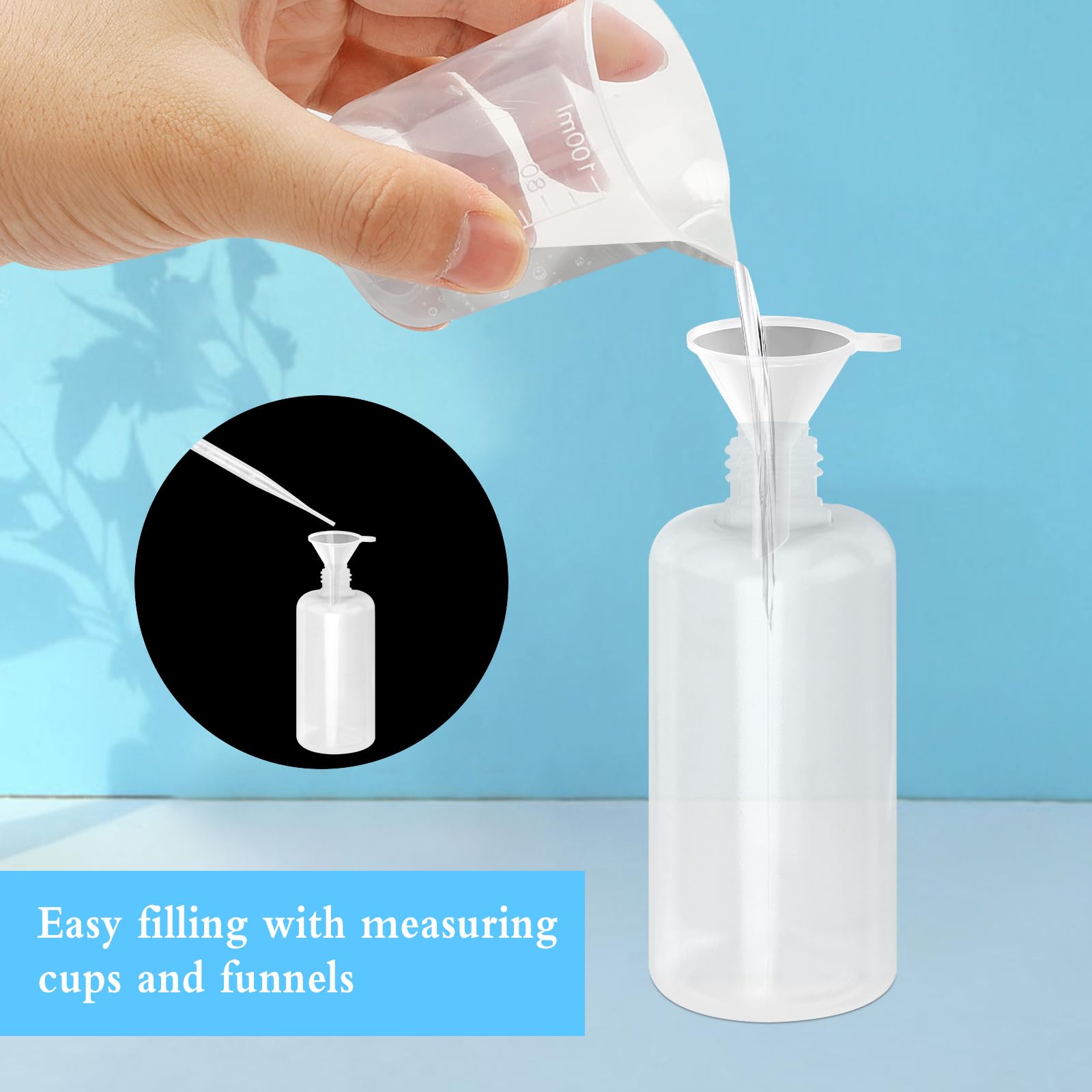 Flaconi Contagocce 15ml - 20 Pezzi Riutilizzabili Con Imbuto E Pipette Per Oli E Essenze - Foto 7