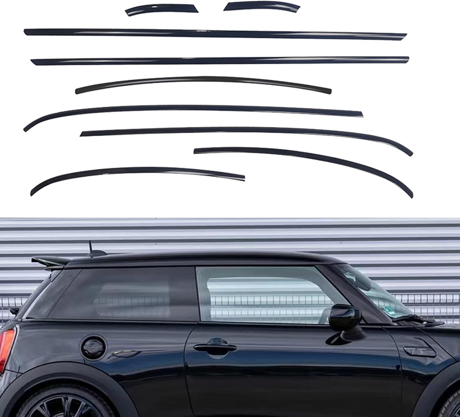Amazon.com: Window Moulding Trim For Mini Cooper R56 2 Door 2007-2013 ...