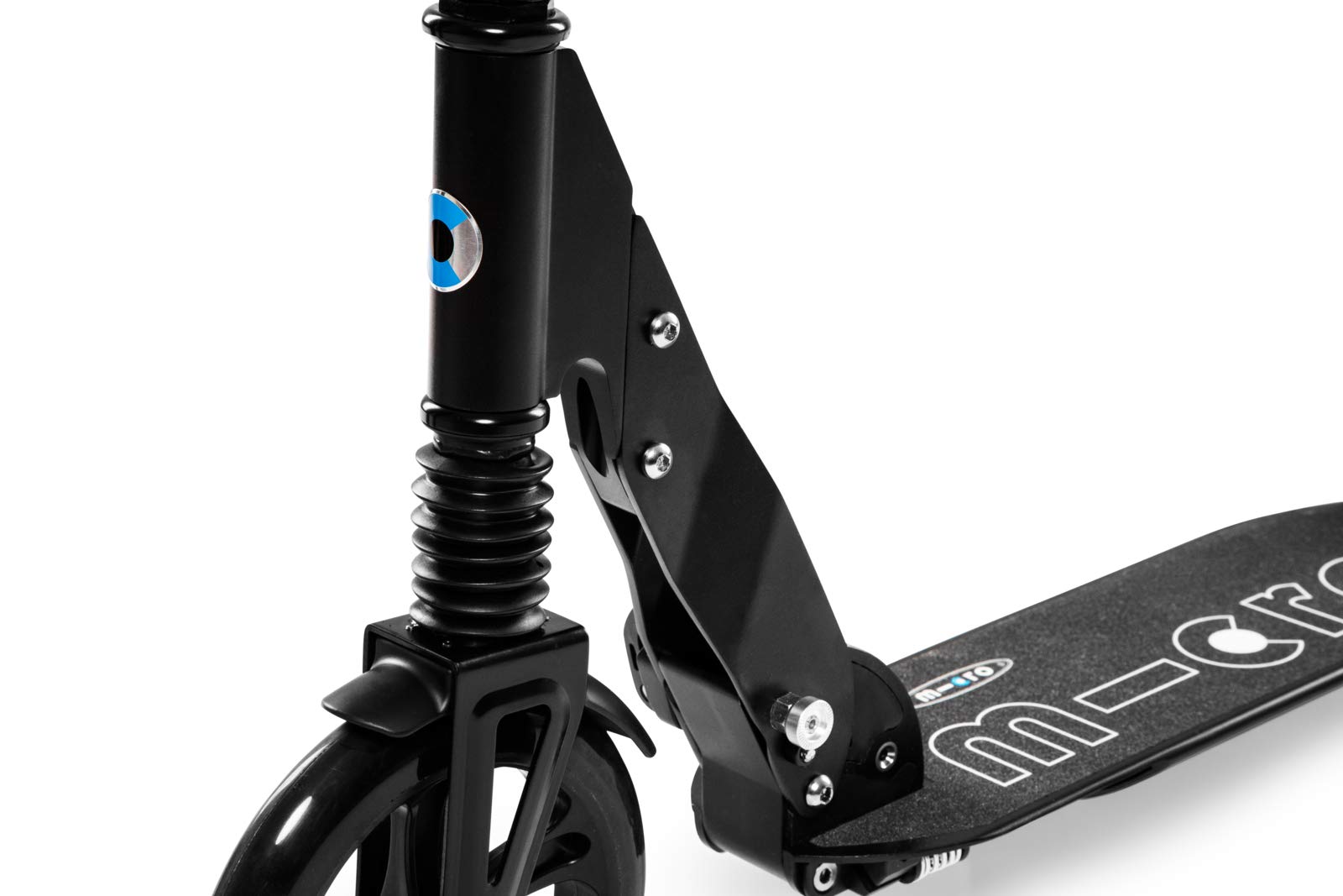 Micro | Trottinette Suspension | Adulte/Ados | Guidon Ajustable | Grandes Roues | Pliable | 14+ Ans