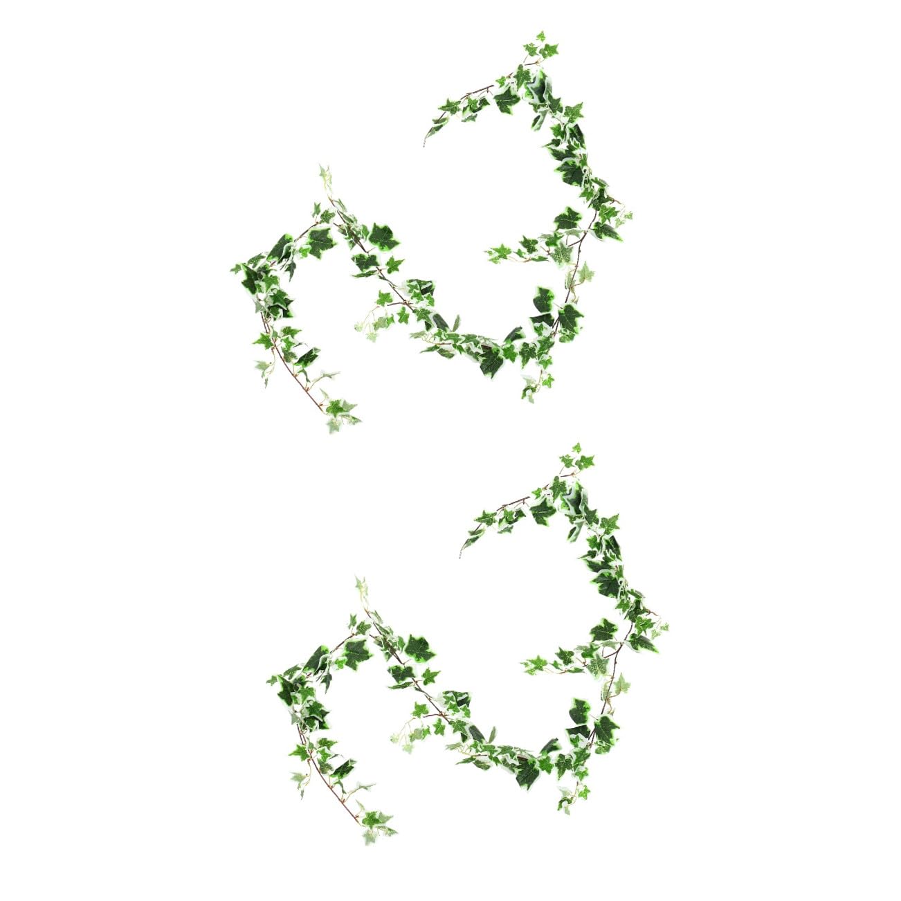 ABOOFAN 2 Piezas Guirnalda Verdes Artificiales Vid Hiedra Artificial Hiedra Falsa Guirnalda Hiedra Simulada Plantas Interior Artificiales Maceta Enroscarse Accesorios PP