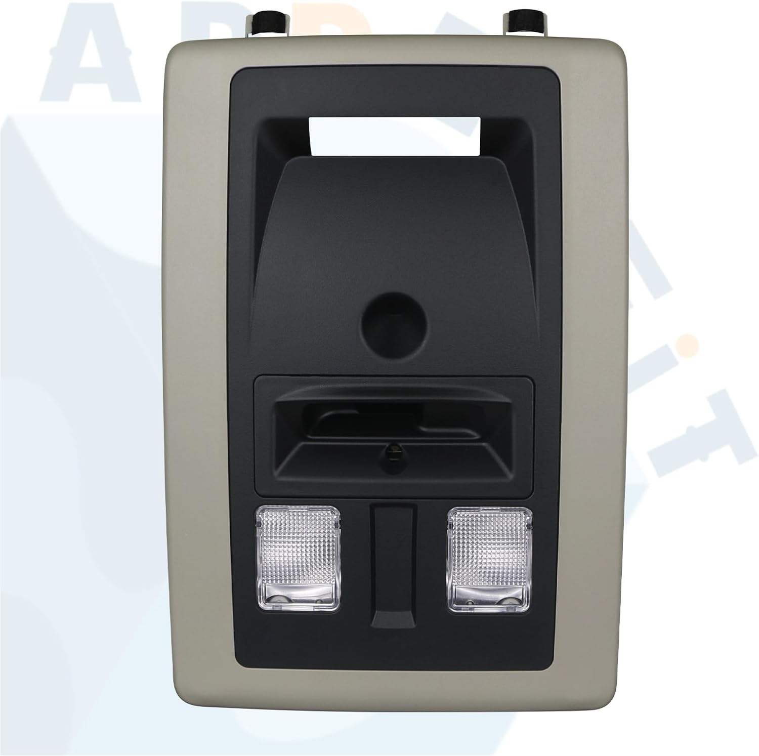 Overhead Console Housing w/Light & Lens for Interior Roof 1UY07BD1AA Compatible with 2011-2024 Ram 1500 2500 3500 4500 5500 Truck Accessories Parts Interior Dome Map Reading Light