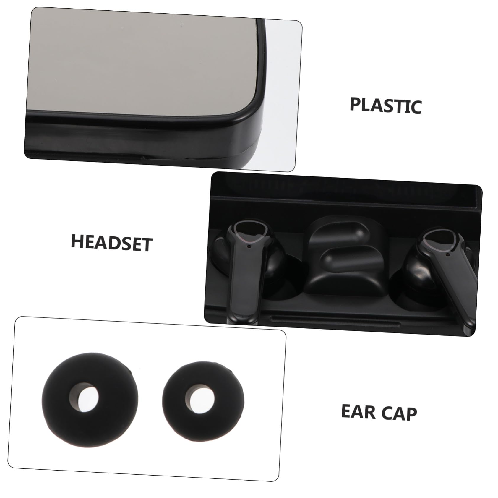 Auricolari Sportivi Wireless Stereo Tappi per Orecchie Impermeabili Cuffie Singole o Doppie Basso Ritardo Chip Aggiornato