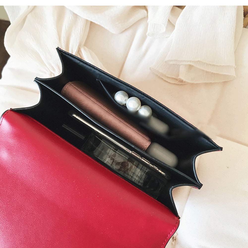 Bolsos de Hombro para Mujer Exfoliante de hombro Bolsos cuero Crossbody las mujeres del monedero mini bolsa la cadena bolsas mensajero bolso