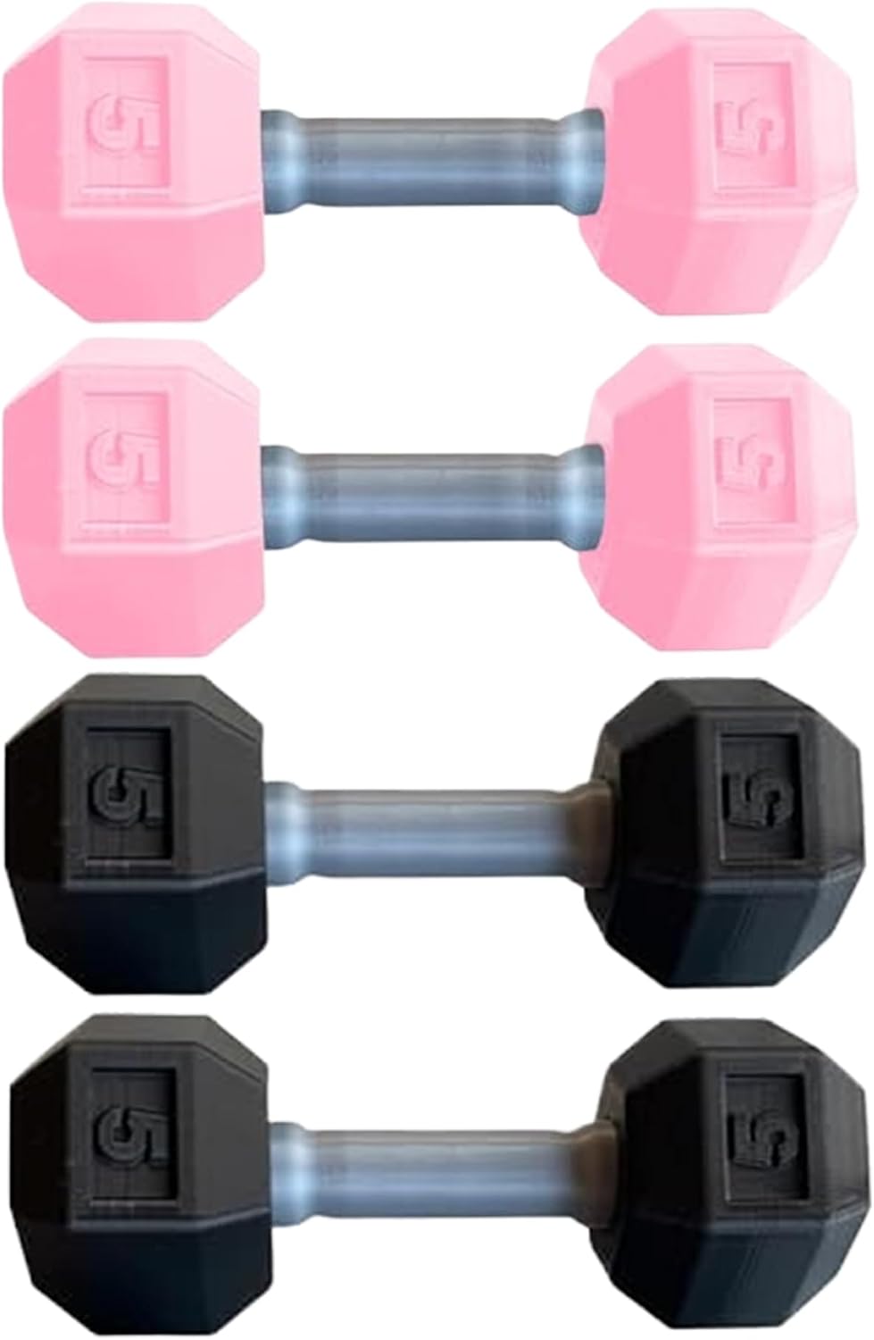 Dumbbell 2 Pcs Dumbbells for Baby Mini 1.8x4.7 In Silicone Hand Weight Lifting Set for Fitness Exercise Funny Sport Toys for Toddlers (Black)