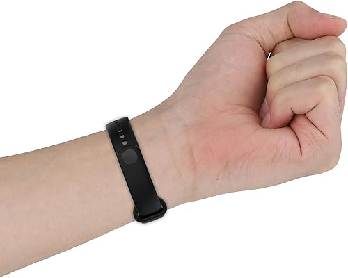 Miniatura 8 de BabyValley Paquete de 4 bandas de repuesto compatibles con Xiaomi Smart Band 8 Active, banda de silicona ajustable, correas de accesorios para