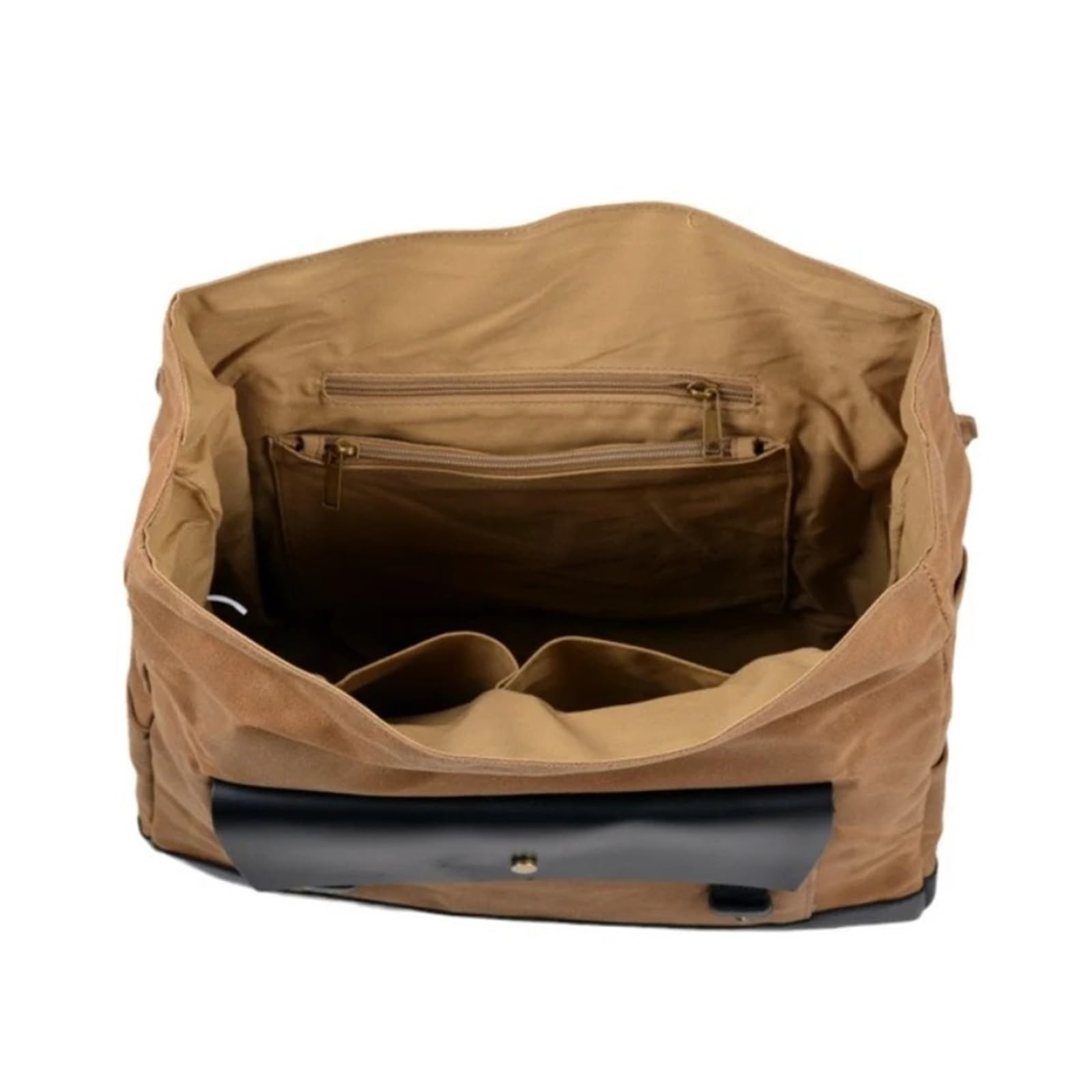 Borsa Moto Borsa Sella Per Moto Retrò Universale Impermeabile Tela Cerata Olio Messenger Motociclette Incrociatori Laterali Grande Selle Moto Bagagli(A)