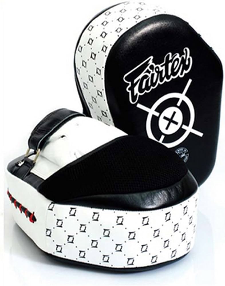 Fairtex パンチングミット 黒/白 Fairtex パンチングミット 黒/白 Fairtex パンチングミット 黒/白
