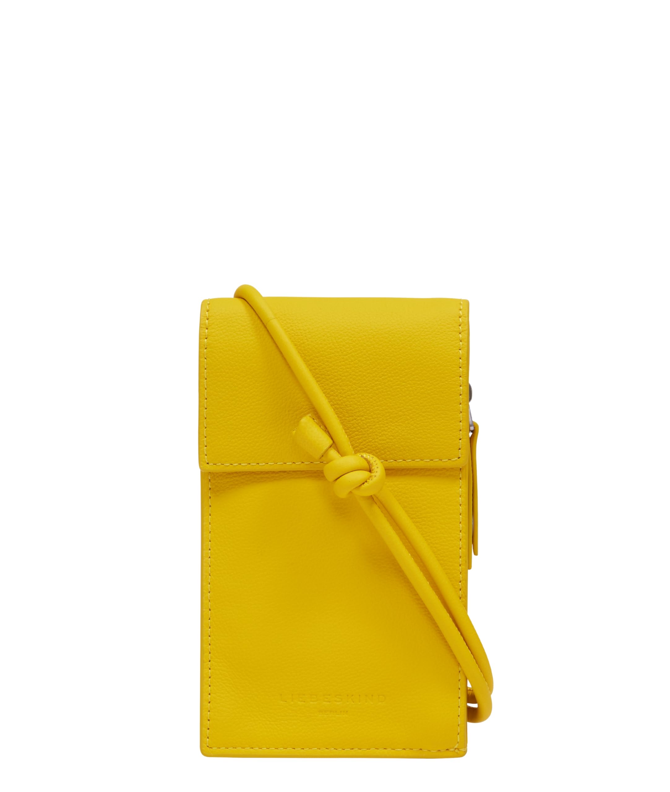 LIEBESKIND BERLIN phone pouch cross body bag Seasonal Noos Harris Mobile Pouch Lemon mustard yellow