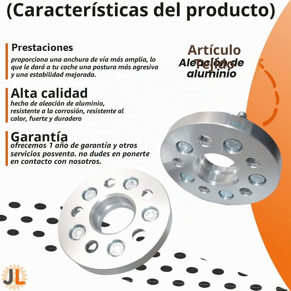 JINGLINGKJ Espaciadores de rueda de 5 lengüetas PCD 5X114.3 Diámetro de cubo 67 mm Forjado Paquete de 2