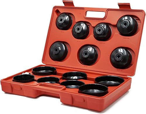 Miniatura 4 de Juego de llaves de casquillo de filtro de aceite 14pcs 3/8" Kit de herramientas