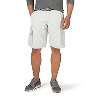 Lee Men's Dungarees New Belted Wyoming Cargo Short, Cadet Gray