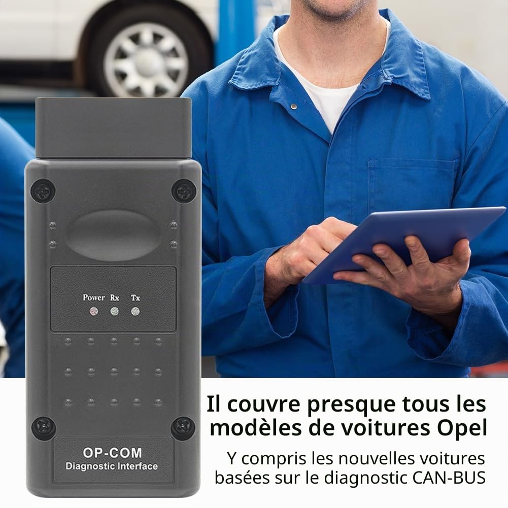 OPCOM Détecteur de diagnostic de voiture 120309a V1.99 Testeur de défauts de voiture 2014 V Adaptateur de contrôle moteur Outil de diagnostic de voiture Lecteur de code pour modèles de voiture