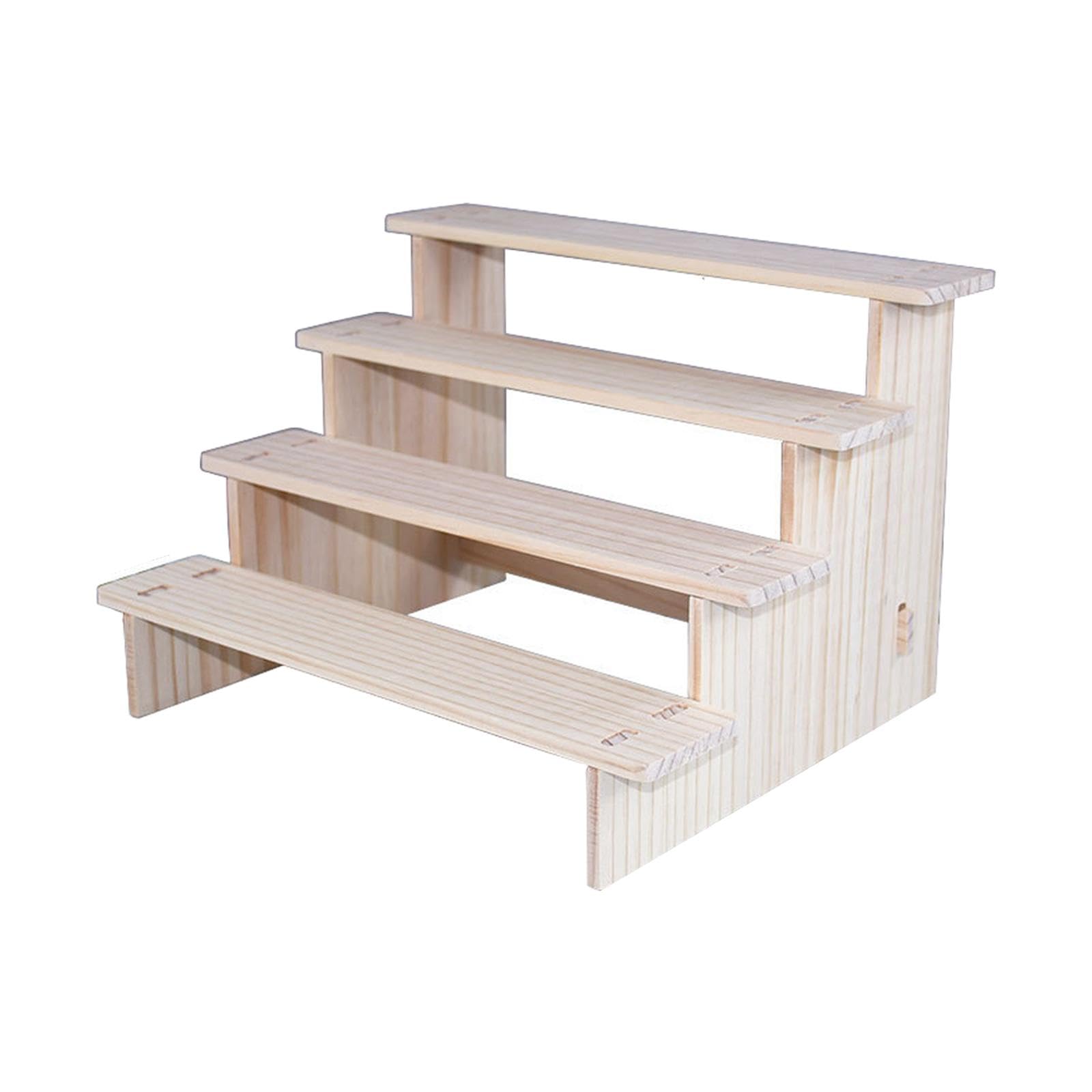 Espositore Rialzato in Legno, Ripiano Rialzato per Gioielli, Espositore Rettangolare in Legno per Caramelle, Dessert, Vendita al Dettaglio, Scarpe, da