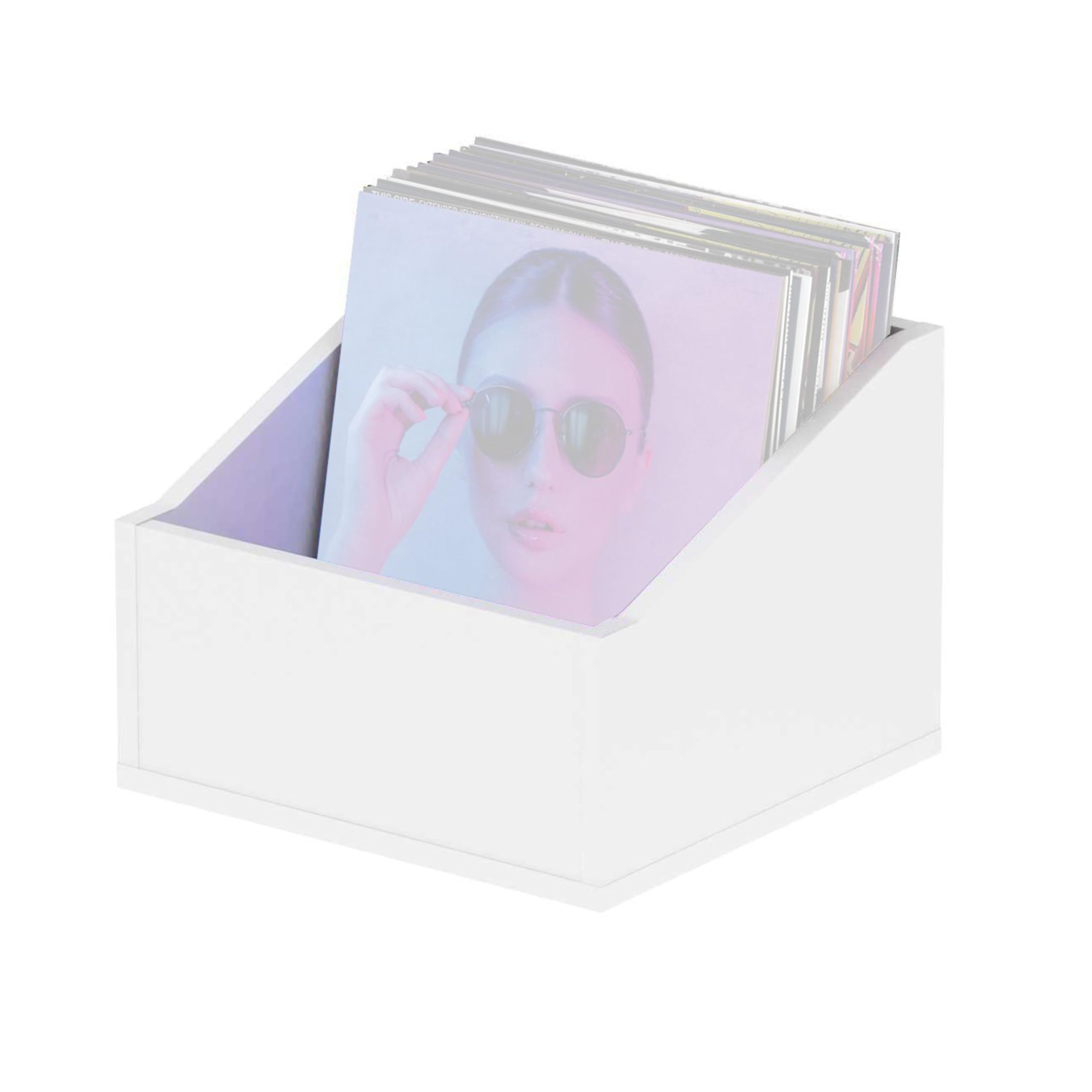 Glorious Record Box Advanced 110 (White) - Contenitore per vinile