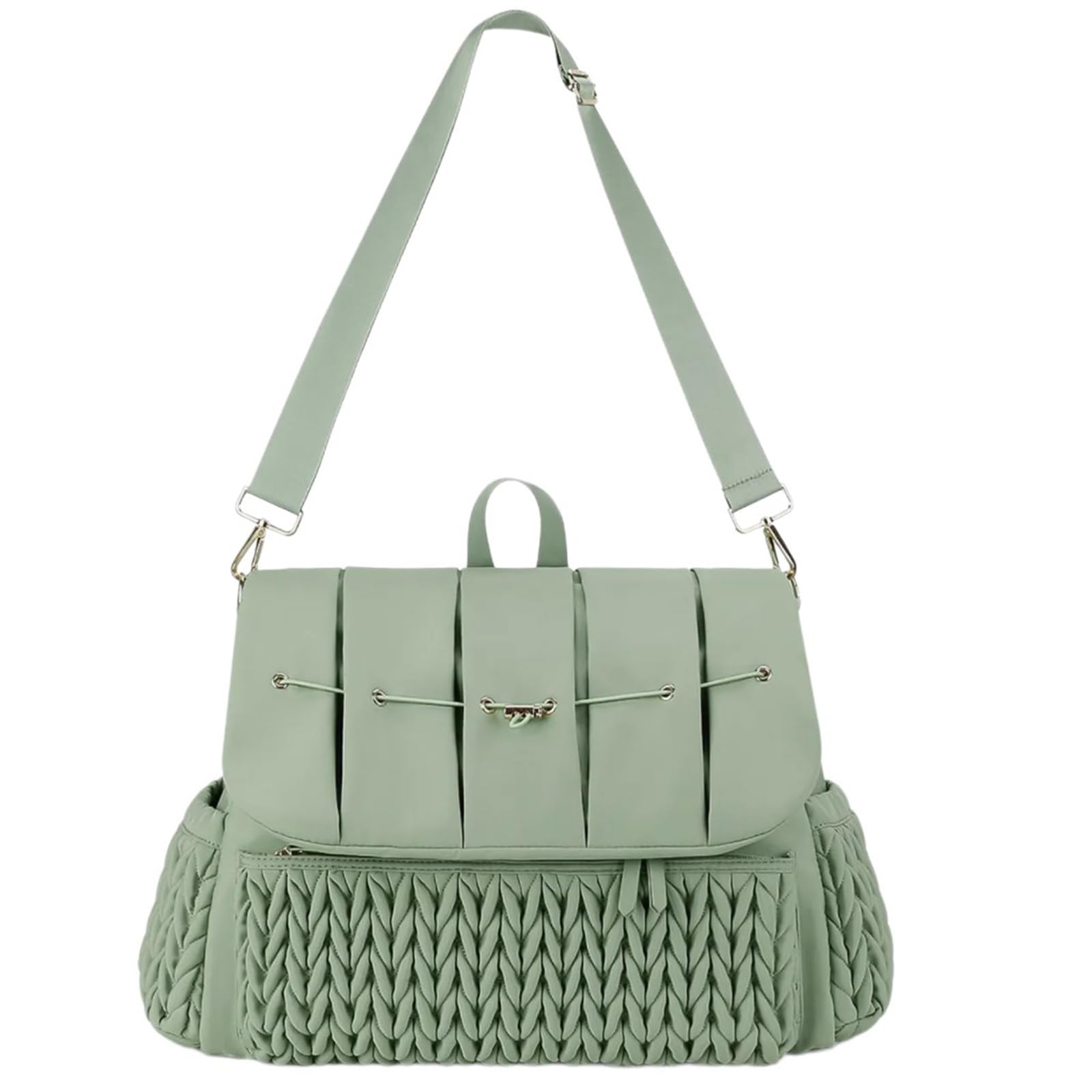 Borsa per pannolini multifunzionale zaino con fasciatoio borsa per pannolini da viaggio pieghevole di grande capacità borsa per pannolini multifunzionale
