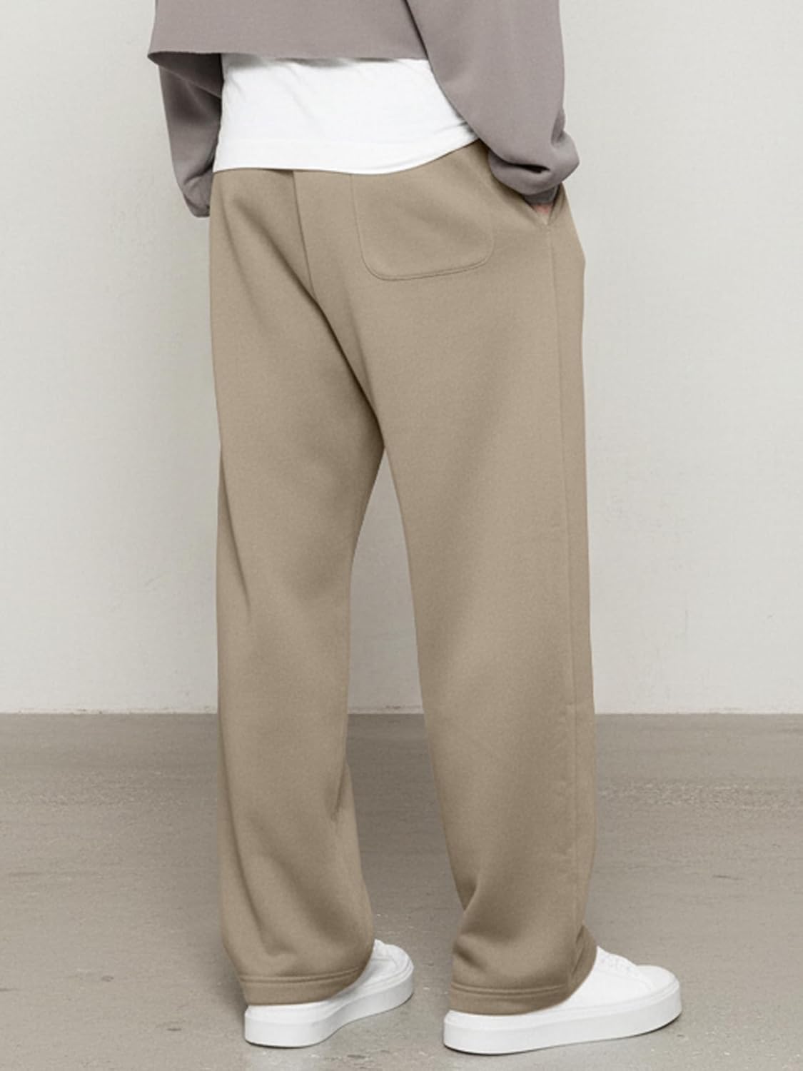 JMIERR Men's Casual Baggy Pants Wide Leg Lounge Travel Pants Streetwear with Pockets - Image 2