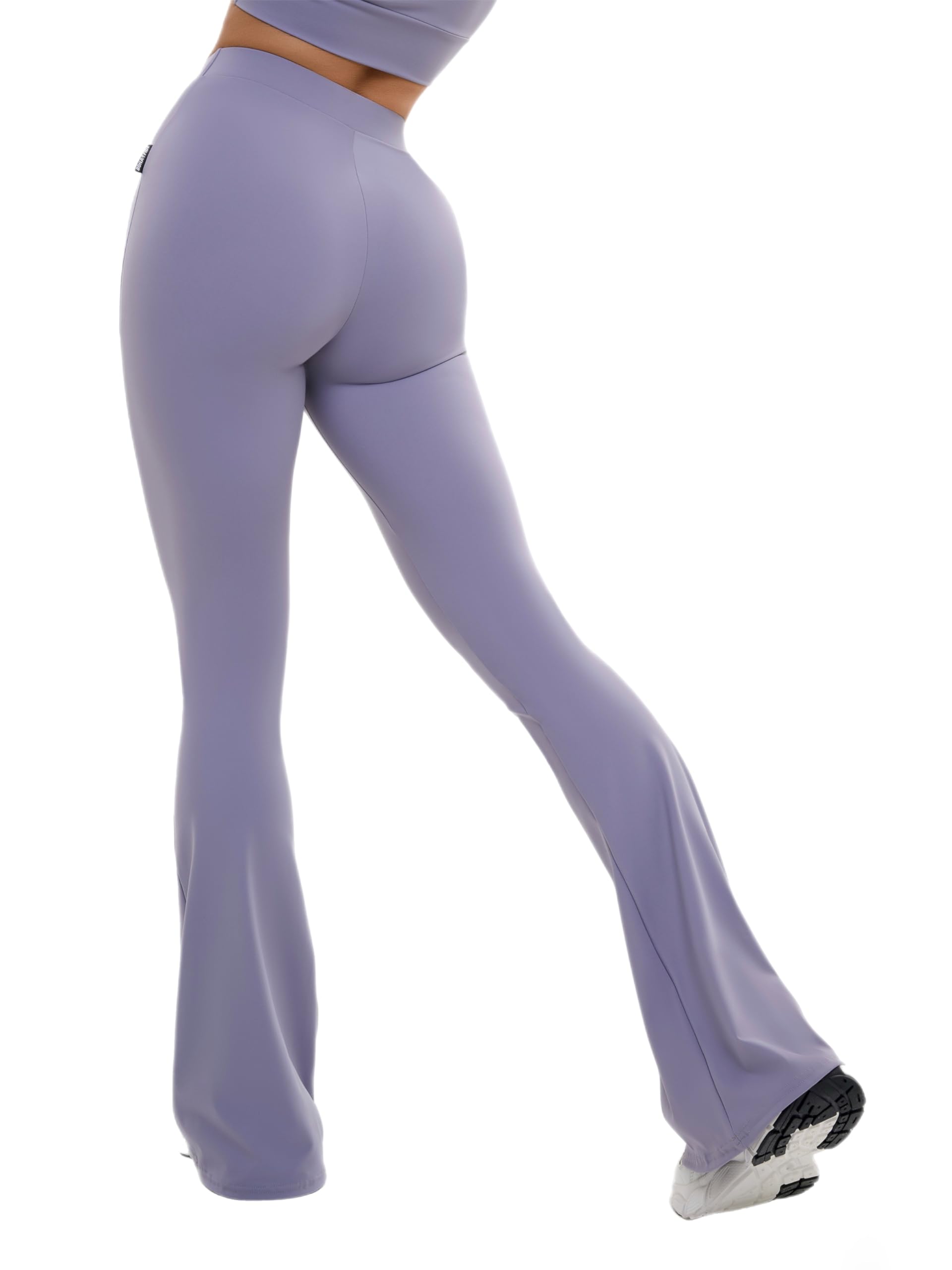 Bona Fide Womens High Waisted Pants – Wide Leg Pants for Women – Comfortable Women Flare Pants with Pockets