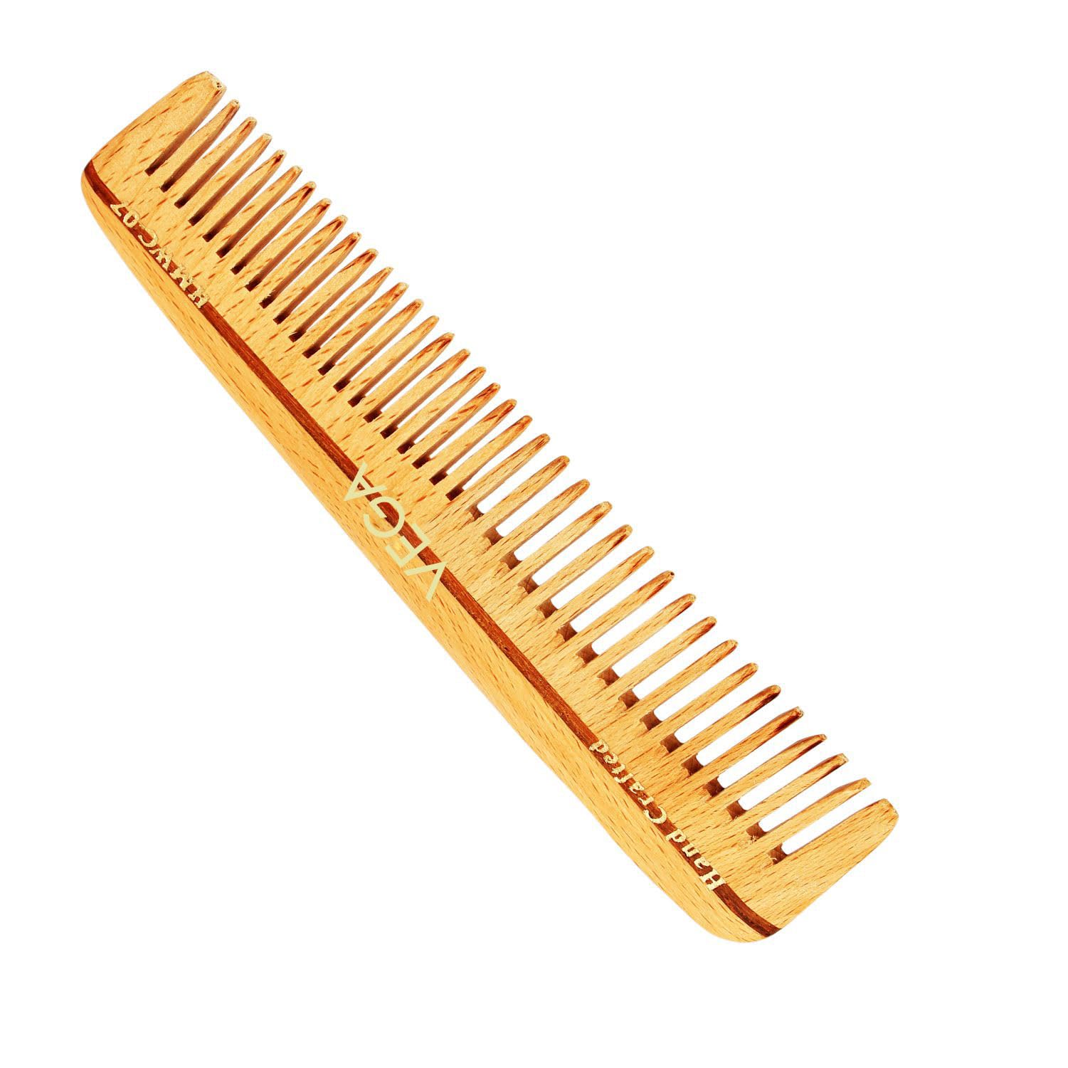 Vega Pocket Wooden Hair Comb,Handmade, (India's No.1* Hair Comb Brand) For Men and Women, (HMWC-07)-picture-16