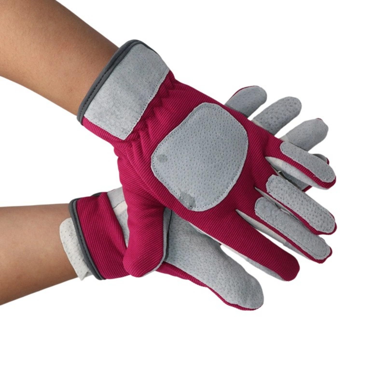 Sun Protections Gloves with Reinforced Palms Antislip Protections for Gardening and Outdoor Work Gardening Gloves for Women Men