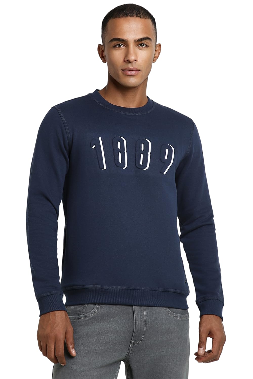 peter england Men's Poly Cotton Crew Neck Sweatshirt-picture-23