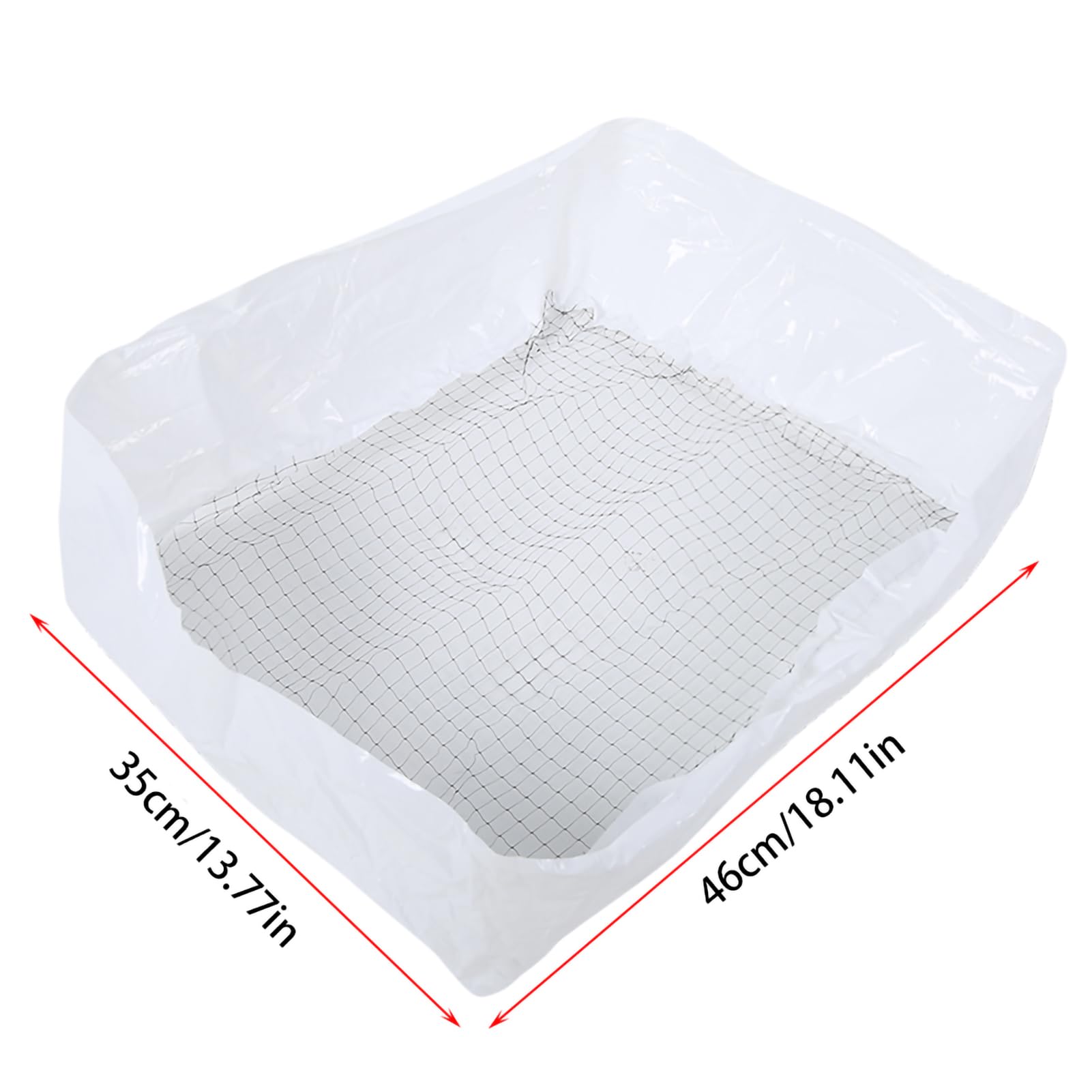 Bolsas de arena para gatos, 20 bolsas de filtro de nailon para caja de arena para gatos, herramienta desodorizante para una fácil eliminación de residuos de gatos, para dueños de gatos