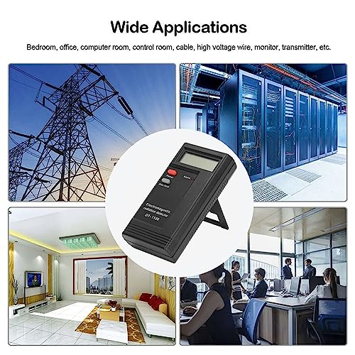 Detector de campos electromagnéticos portátil EMF miniatura 4