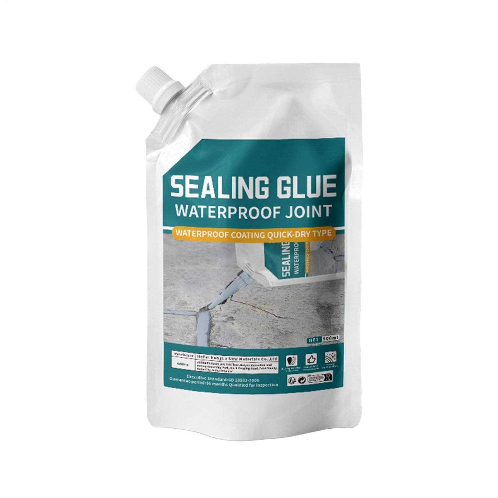 Cemento Rapido | Sigillante Per Fessure Nel Calcestruzzo - 500ml Asciugatura Rapida, Impermeabile, Ripara Crepe, Per Fughe Di Finestre, Bagno E Cucina
