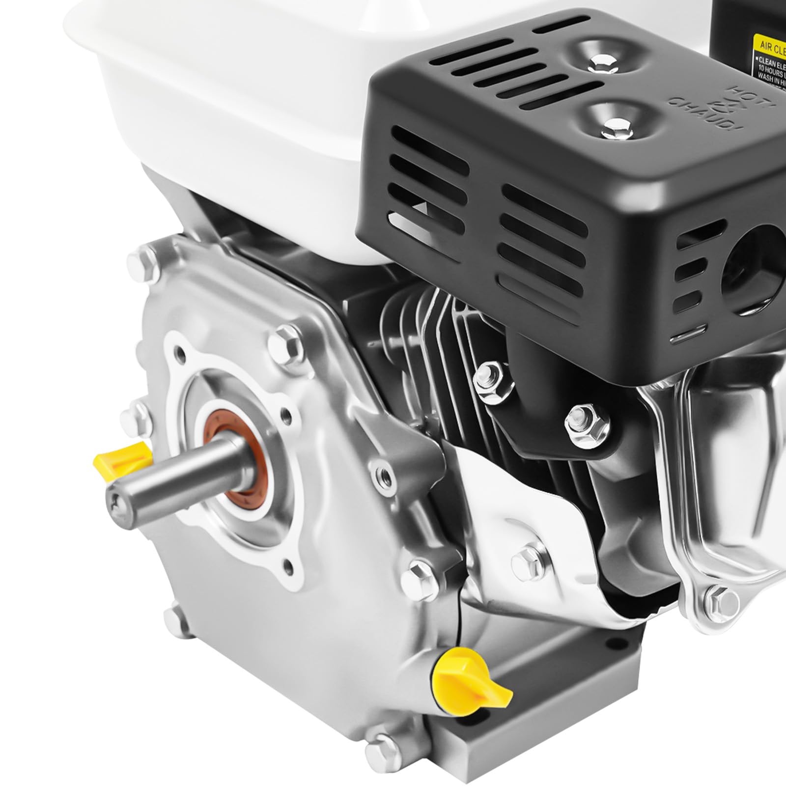 Moteur à Essence 4 Temps 7,5 CV (3000 W), 212 cc, OHV, 3600 tr/min, Démarrage Lanceur Manuel, Réservoir 3,6 L, Arbre 20 mm, Pour Pompes, Générateurs et Équipements de Chantier