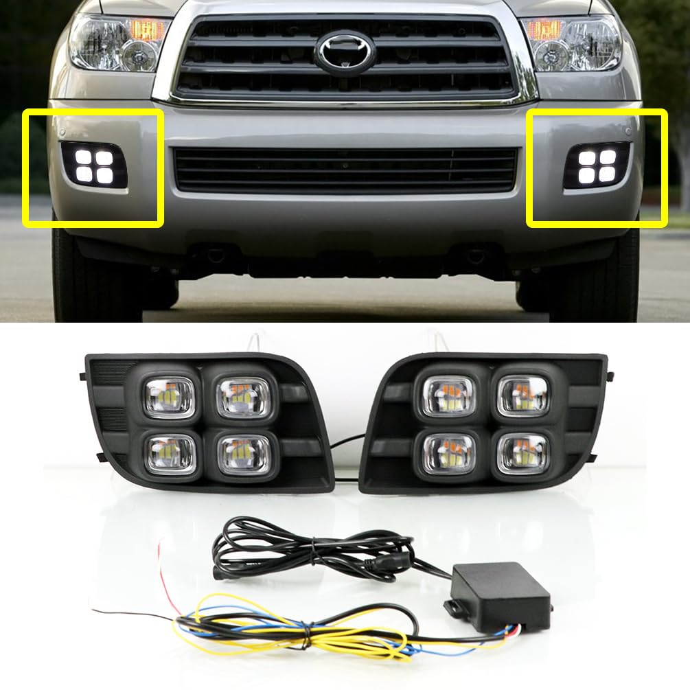 Amazon | ECAHAYAKU 車 LED デイタイム ライト デイタイム ランニング