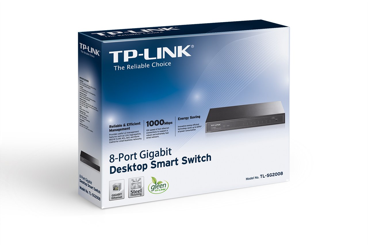 Amazon | TP-LINK TL-SG2008 Switch Smart 8p Gigabit VLAN | TP-Link 