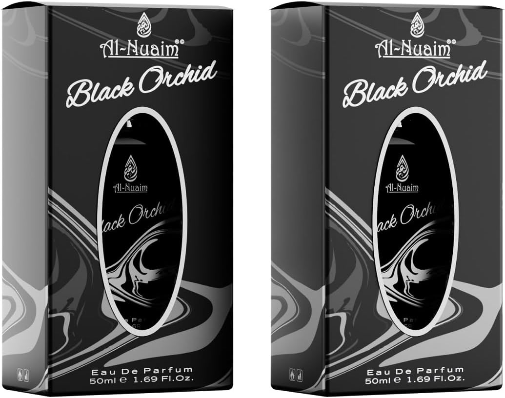 Black Orchid Eau De Parfum for Men & Women - Pack of 2 (50ml Each) | EDP Perfume | Long Lasting & Luxury Fragrance