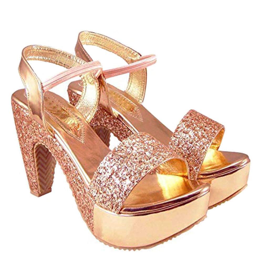 Digni Womens And Girls Sandal Open Big Heel Sandal (B08HMB5ZQ3) Amazon Price History, Amazon Price Tracker
