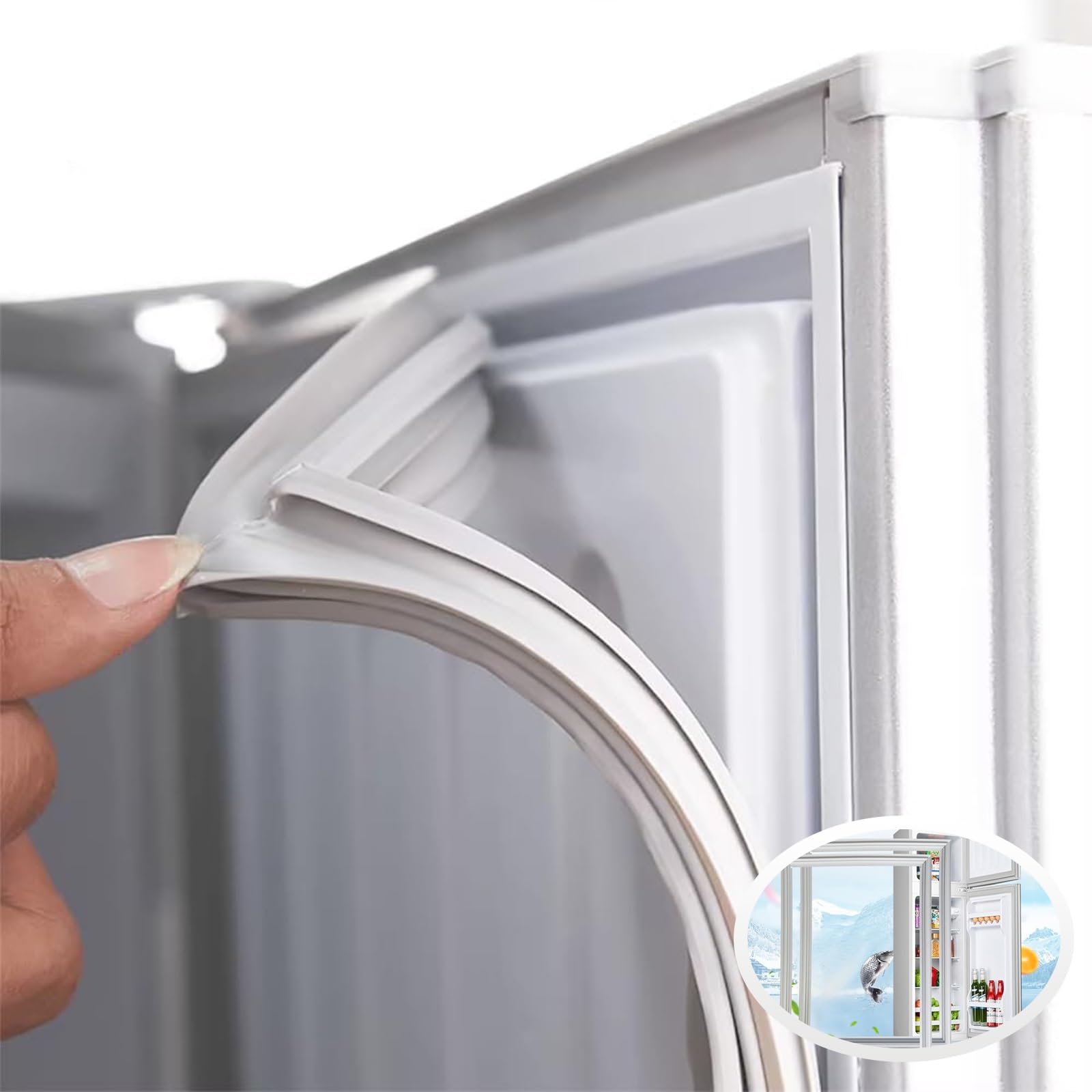 Joint De Porte Congelateur, étanchéIté Magnétique Pièces De Congélateur Toutes Tailles, Réfrigérateur Congélateur Joint D'étanchéIté Magnétique Universel pour Frigo