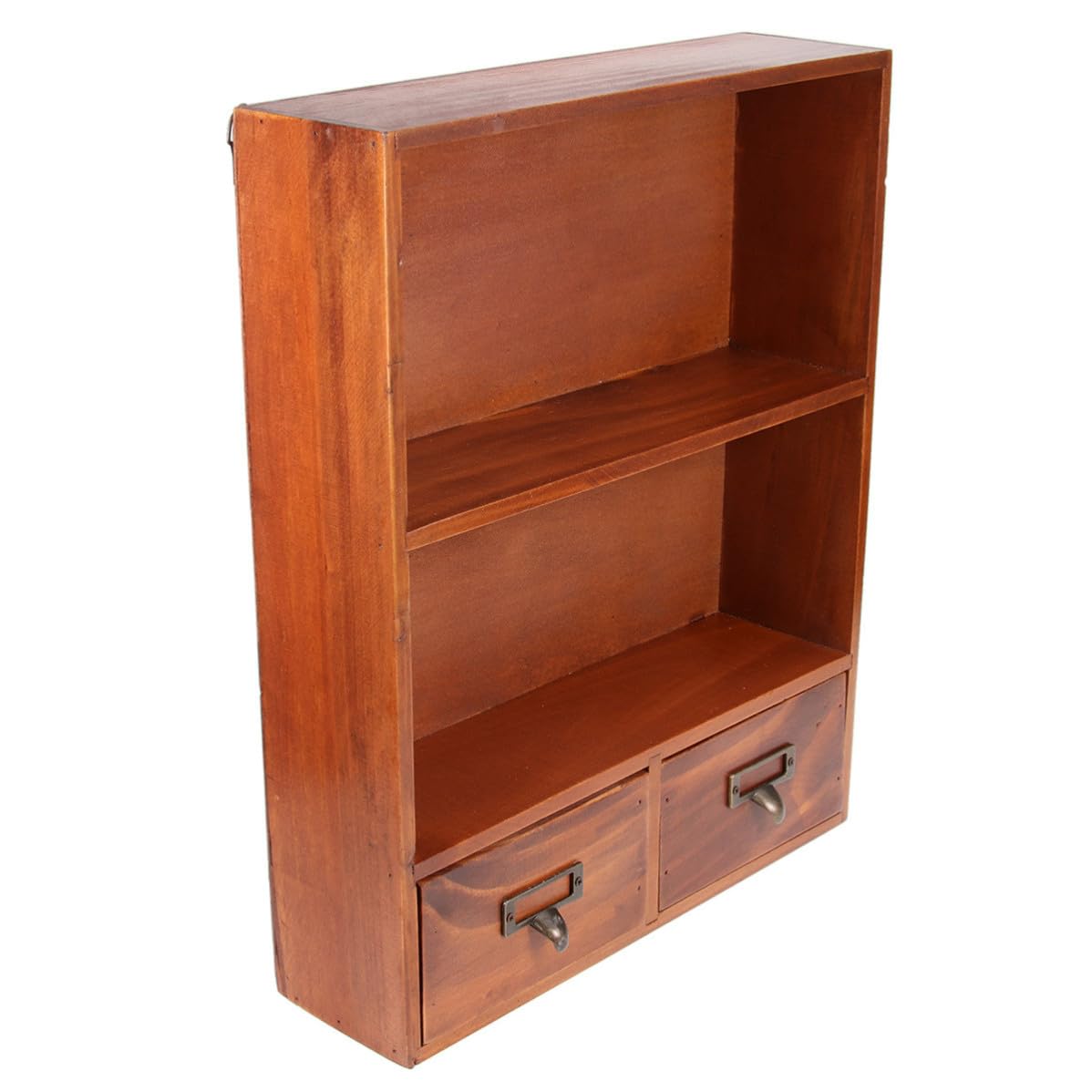 Étagère murale en bois rétro charge élevée support rangement salon et bureau