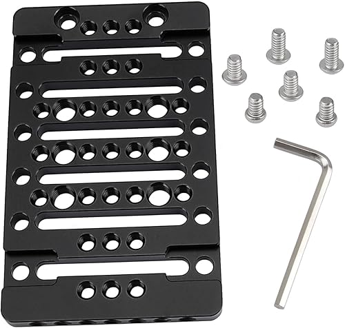 Miniatura 6 de CAMVATE Plato de queso de extensión multiusos con soportes de zapata incorporados para cámara Accessroy (universal) - 2316