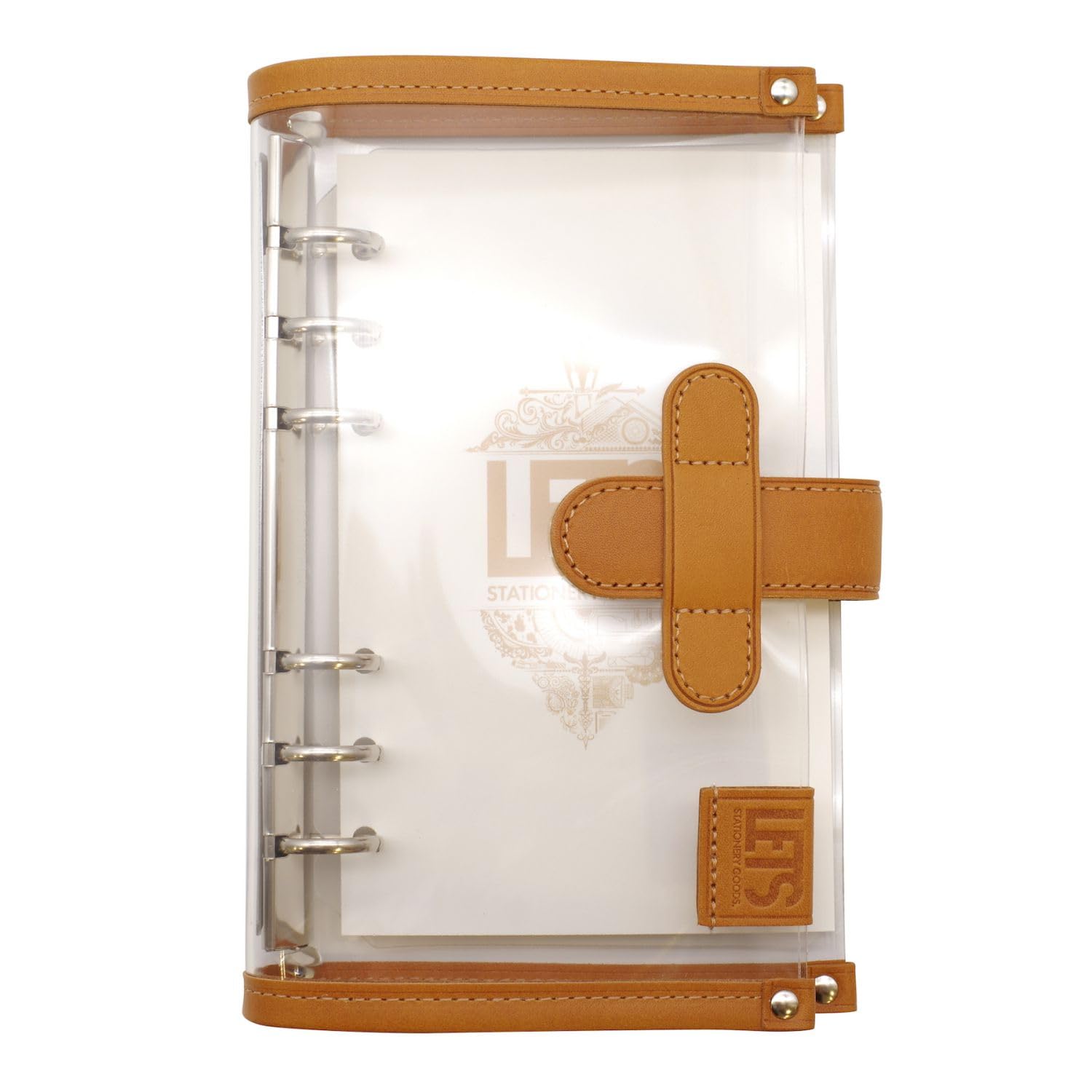 LETSクリアシステム手帳  バイブルサイズ　ナチュラル LETSクリアシステム手帳 / M5 / ナチュラル – LETS STATIONERY GOODS