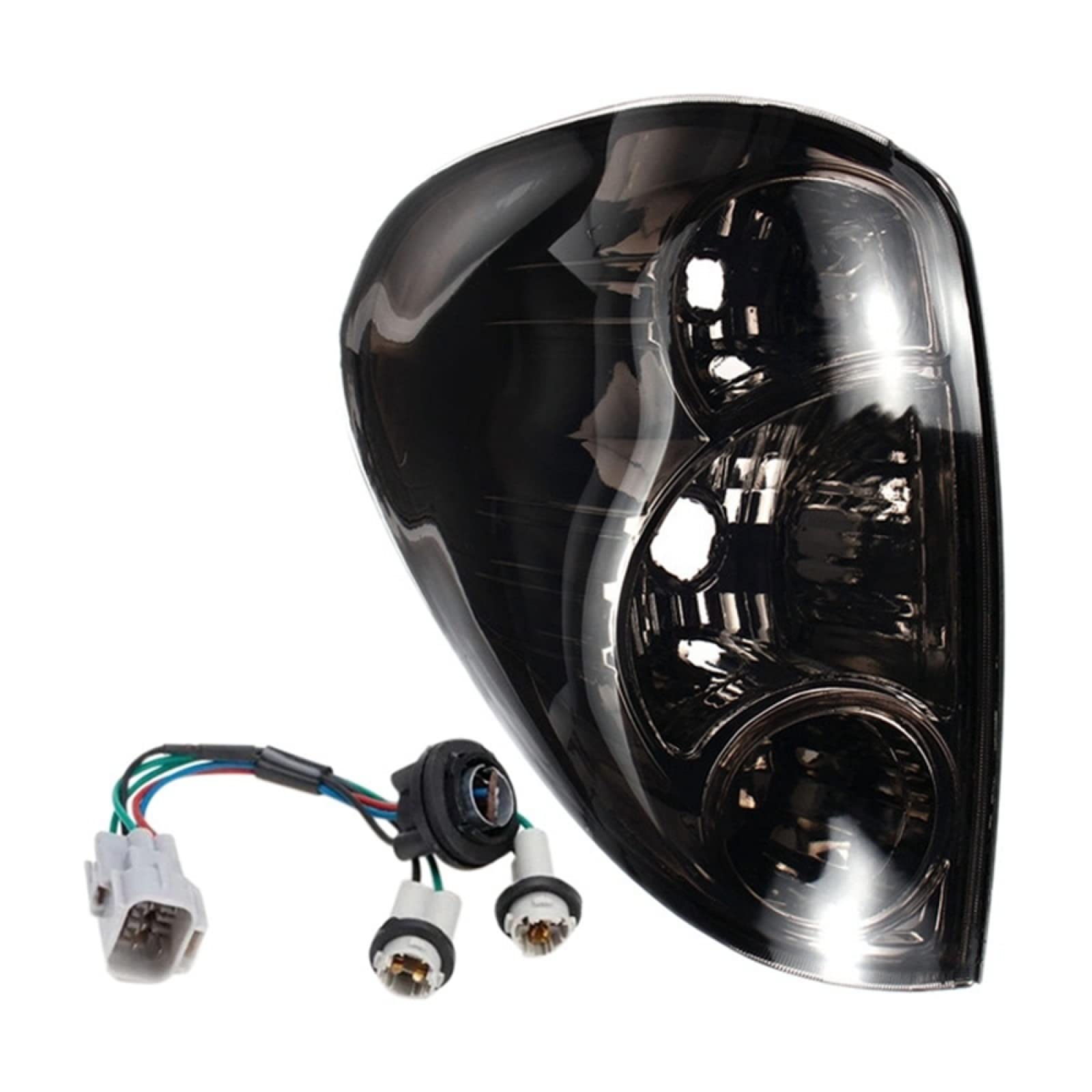 MTERK Left Tail Light For Mitsubishi L200 Triton Colt 2005-2016 Taillights Rear Lamp Reversing Brake Lampshade Smoke Housing